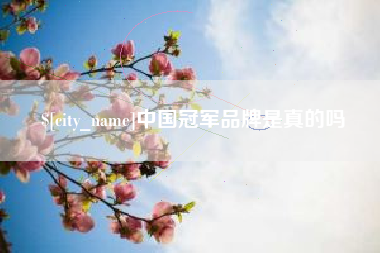 张家界中国冠军品牌是真的吗