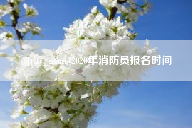张家界2020年消防员报名时间