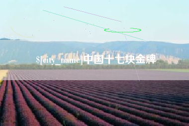 张家界中国十七块金牌