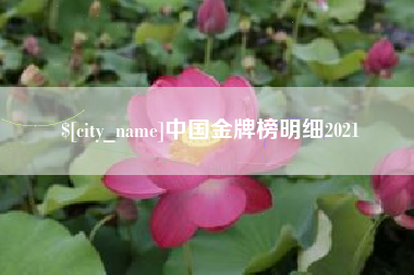 张家界中国金牌榜明细2021