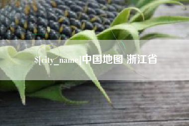 张家界中国地图 浙江省