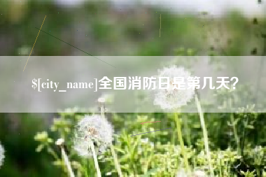 张家界全国消防日是第几天？