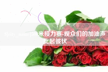 张家界500米接力赛-观众们的加油声此起彼伏