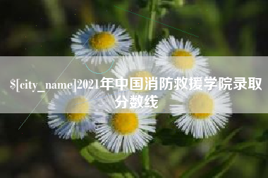 张家界2021年中国消防救援学院录取分数线