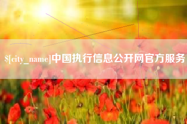 张家界中国执行信息公开网官方服务