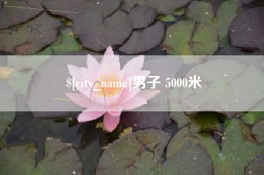张家界男子 5000米