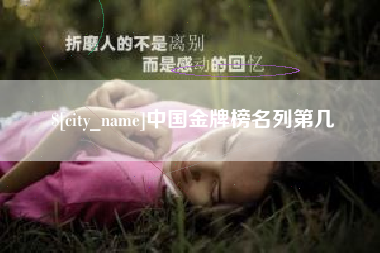 张家界中国金牌榜名列第几