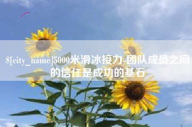 张家界5000米滑冰接力-团队成员之间的信任是成功的基石