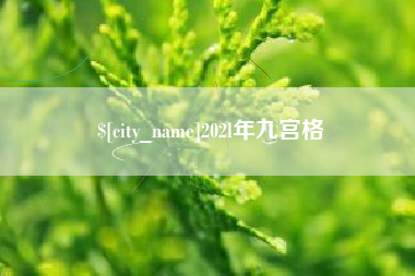 张家界202l年九宫格