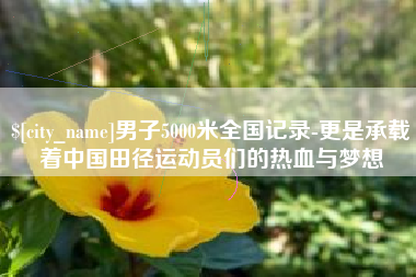 张家界男子5000米全国记录-更是承载着中国田径运动员们的热血与梦想