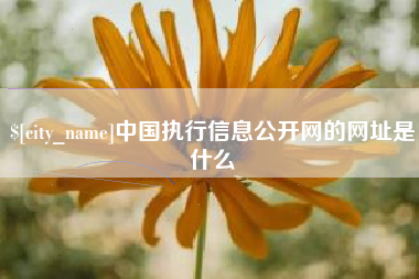 张家界中国执行信息公开网的网址是什么