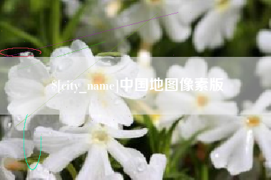 张家界中国地图像素版