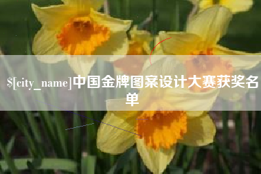 张家界中国金牌图案设计大赛获奖名单