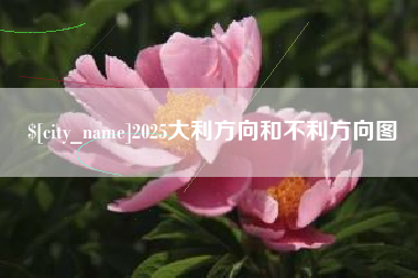张家界2025大利方向和不利方向图