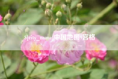 张家界中国地图9宫格