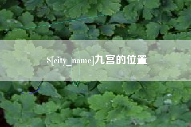 张家界九宫的位置