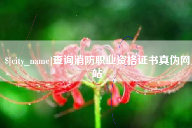 张家界查询消防职业资格证书真伪网站