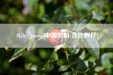 张家界中国地图(含比例尺)